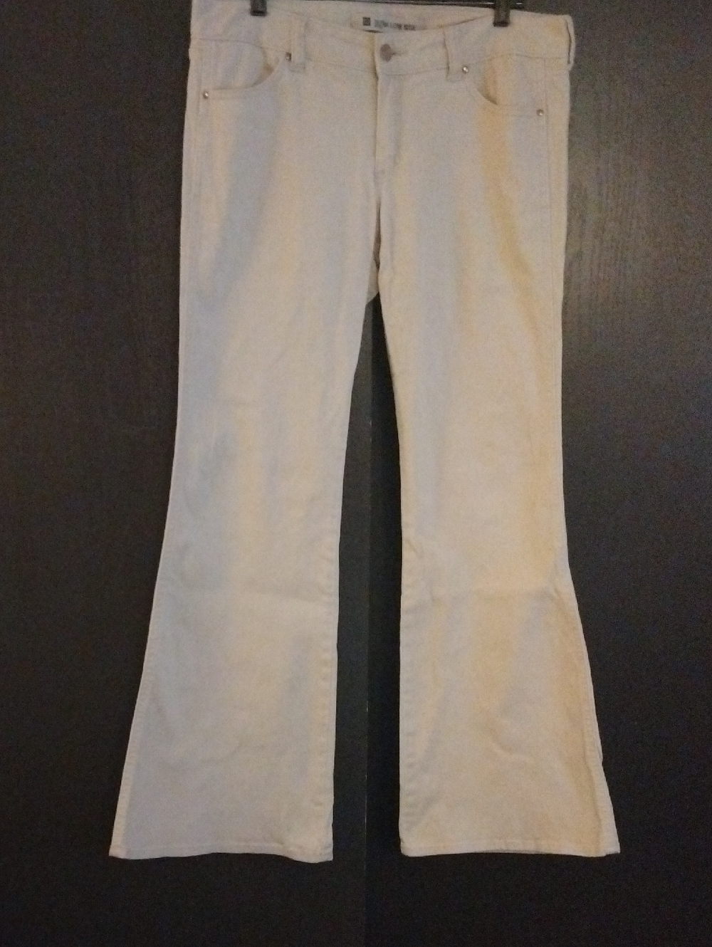GAP Ultra Low Rise Cream Jeans